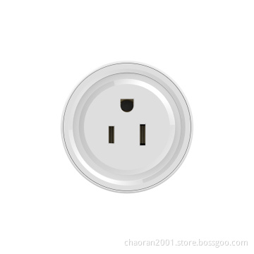 Smart Socket Mini Size Round Shape Us Standard Wifi Plug Factory Price